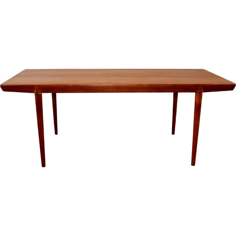 Vintage Scandinavian teak coffee table by Severin Hansen, 1960s