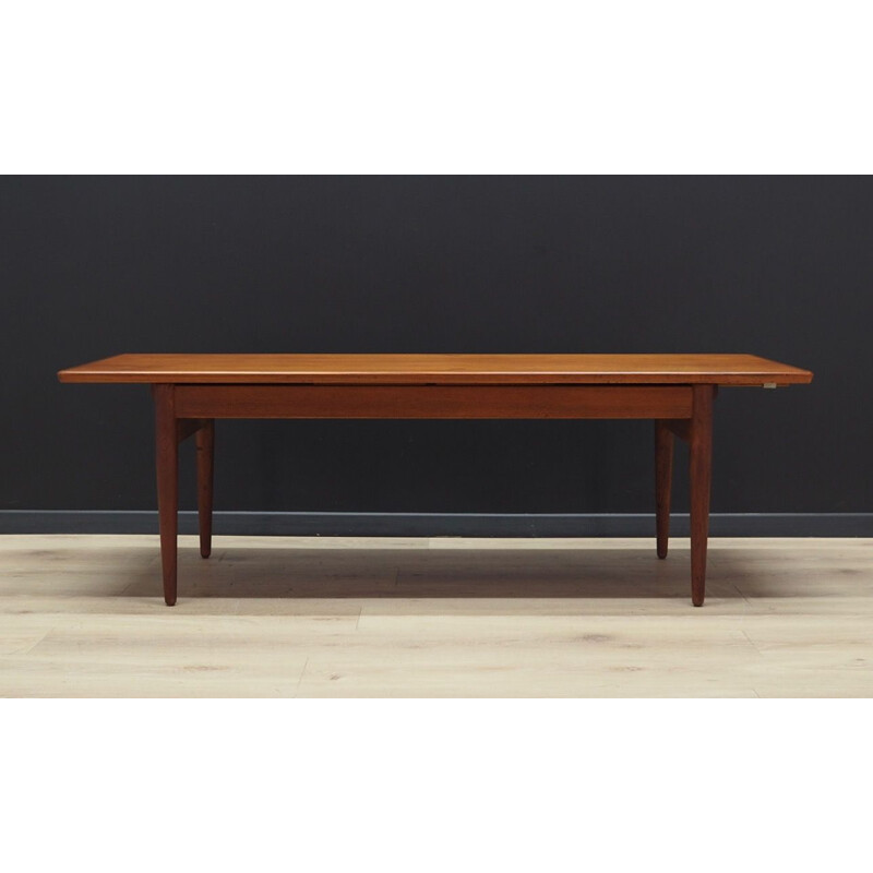 Vintage teak coffee table, Denmark, 1960-70s