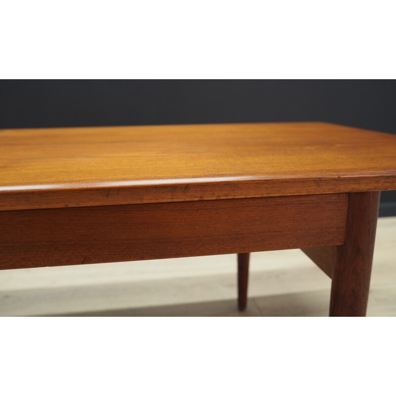 Vintage teak coffee table, Denmark, 1960-70s