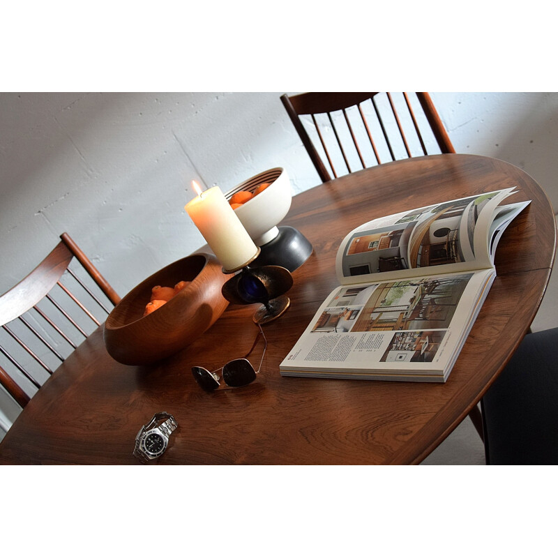 Vintage Rosewood dining set by Arne Vodder for Sibast, Dinamarca 1960