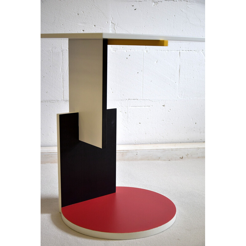 Vintage "Schroeder 1" side table by Gerrit Rietveld for Cassina