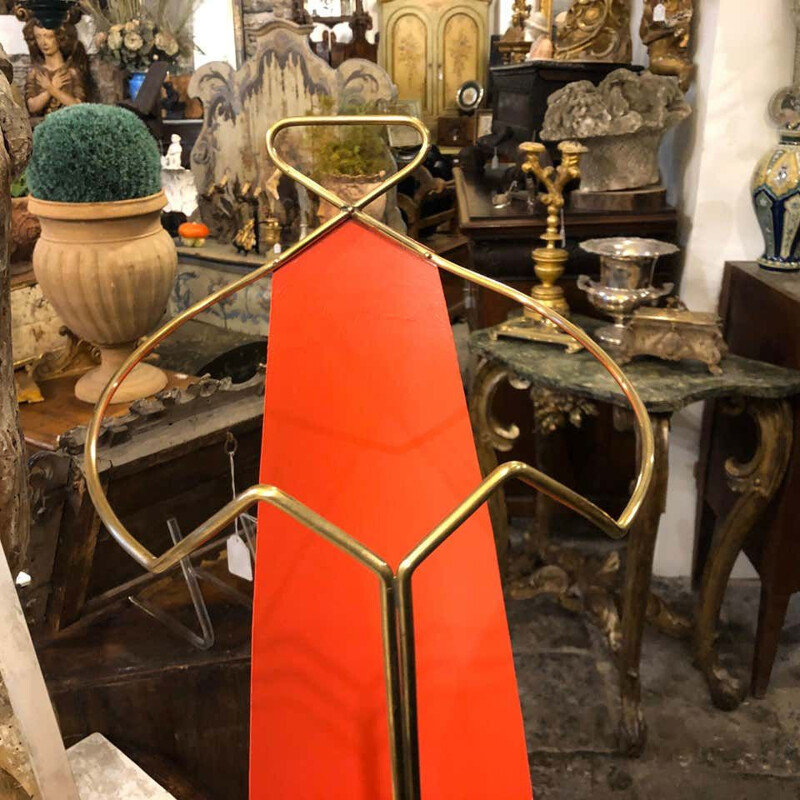 Vintage brass umbrella stand, Italy 1950