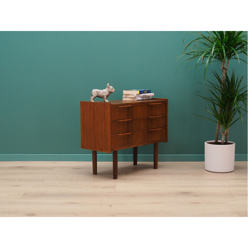 Vintage teak Chest Of Drawers, Denmark, 1960-70s