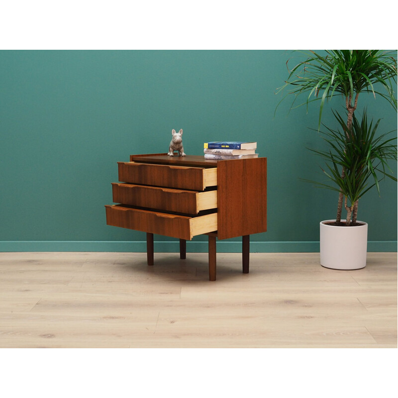 Vintage teak Chest Of Drawers, Denmark, 1960-70s