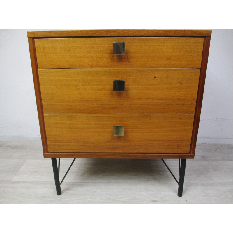 Vintage teak chest of drawers by Alberts Tibro, Sweden, 1970s