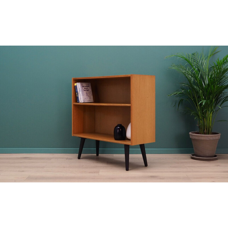 Vintage ash bookcase, scandinavian design, 1960-70s