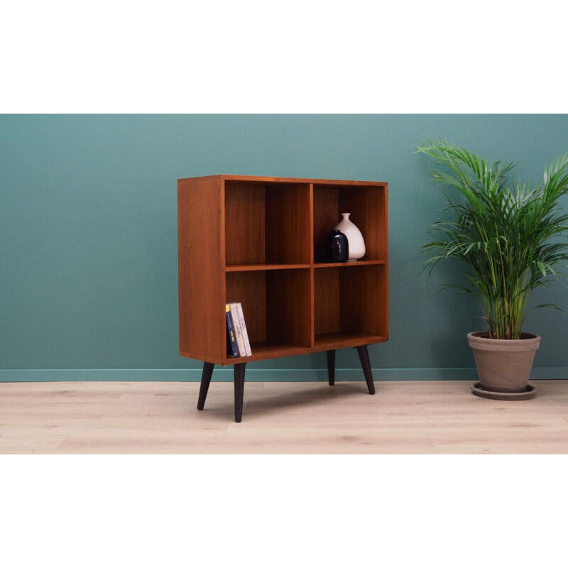 Vintage teak bookcase, Denmark, 1960s