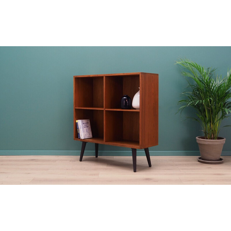 Vintage teak bookcase, Denmark, 1960s