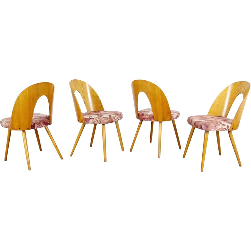 Ensemble de chaises à repas vintage d'Antonin Suman, 1960