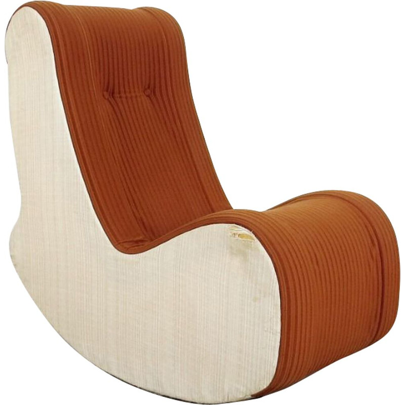 Silla mecedora vintage, Checoslovaquia, 1960