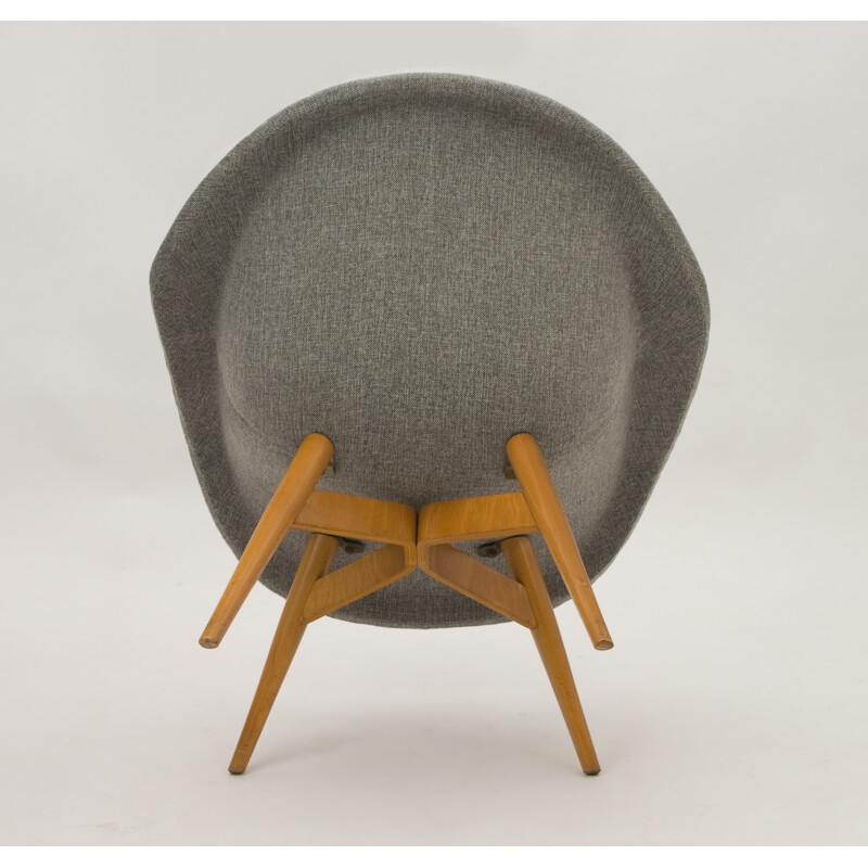 Set of 2 grey easy chairs, František JIRAK - 1950s