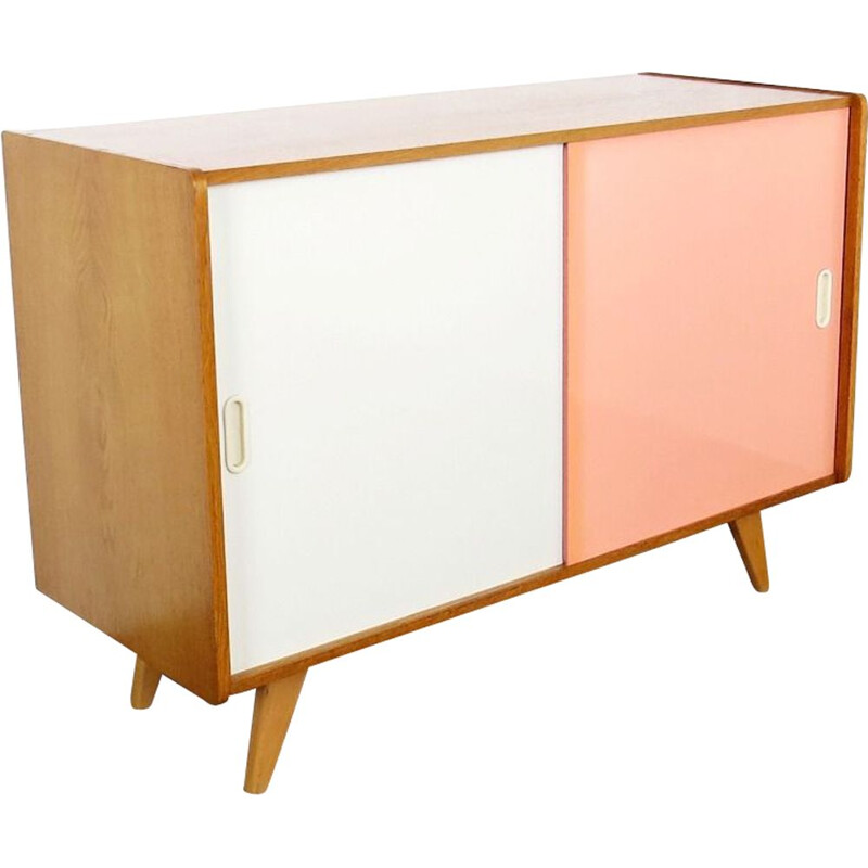 Vintage dressoir van Jiri Jiroutek, Tsjechoslowakije 1960