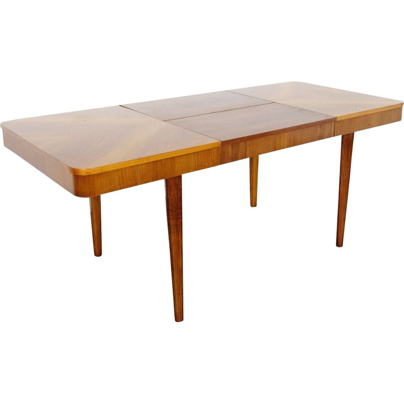 Vintage folding dining table  by Jindrich Halabala, 1940