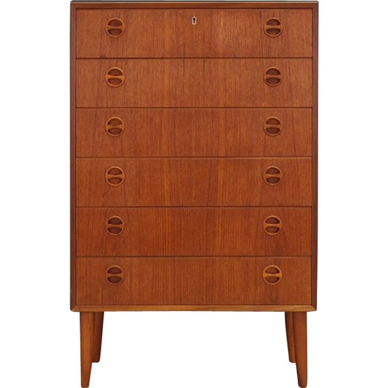 Vintage chest of drawers with 6 drawers, Scandinavian design, 1960