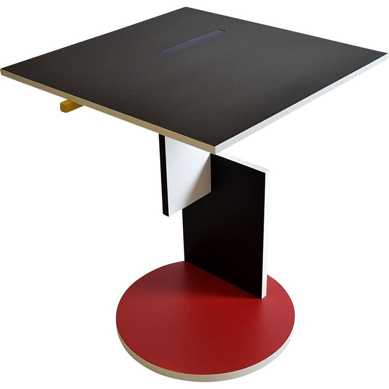 Table d'appoint vintage "Schroeder 1" de Gerrit Rietveld pour Cassina