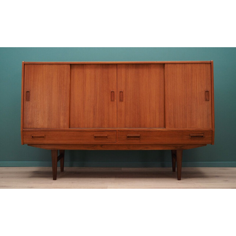 Vintage teak sideboard by Hans Jorn from Westergaards Mobelfabrik, 1960-70s