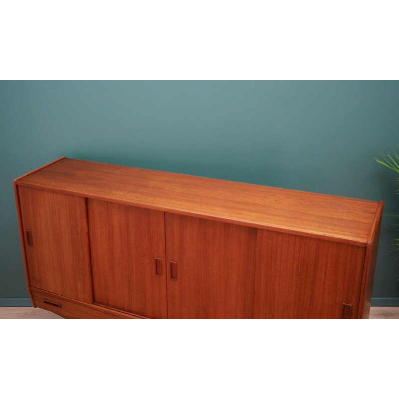 Vintage teak sideboard by Hans Jorn from Westergaards Mobelfabrik, 1960-70s