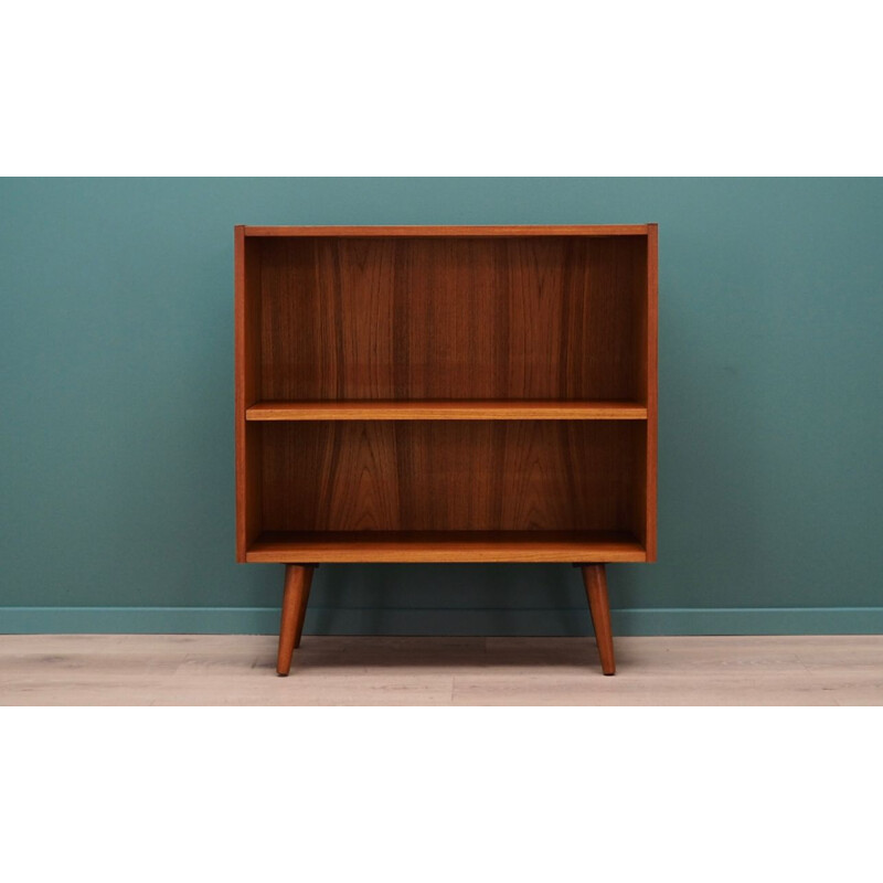 Vintage small bookcase in teak, 1960-70s