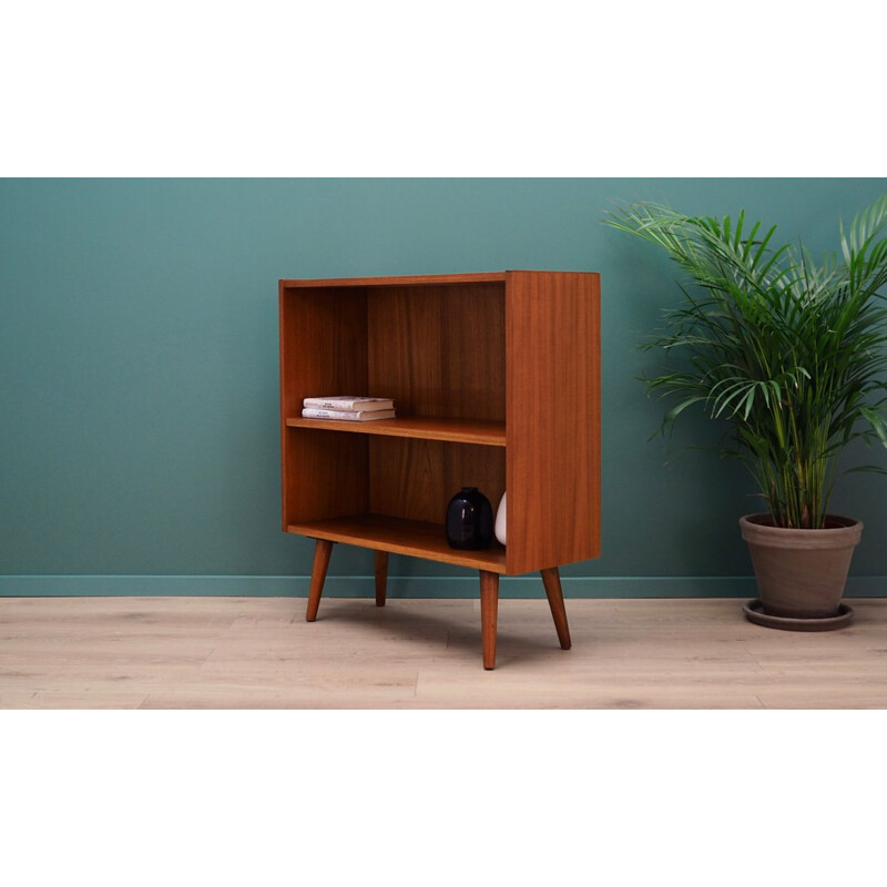 Vintage small bookcase in teak, 1960-70s