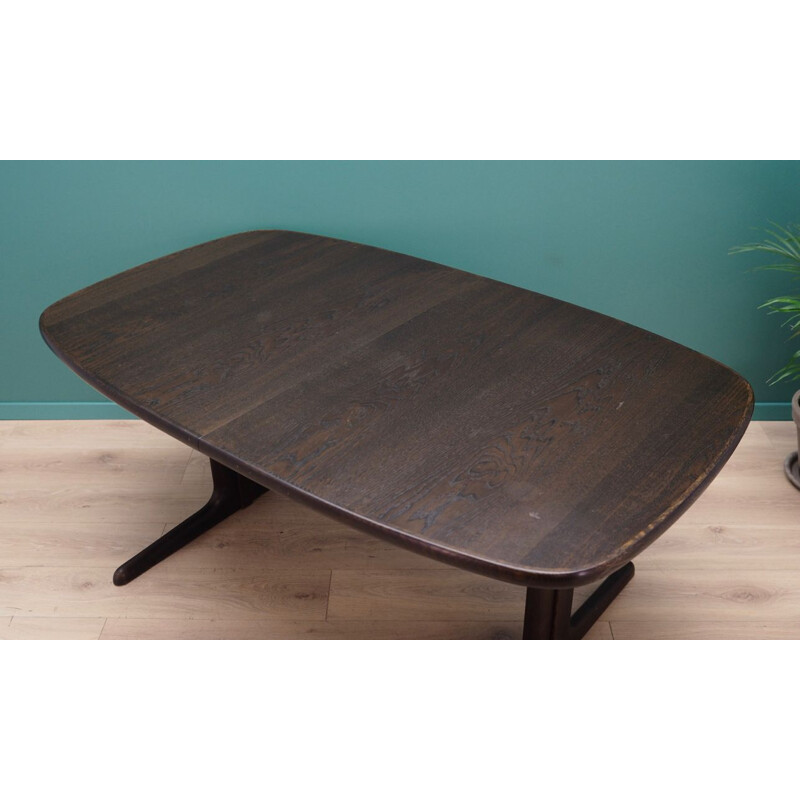 Vintage dining table in oak by Skovby Mobelfabrik, 1960-70s