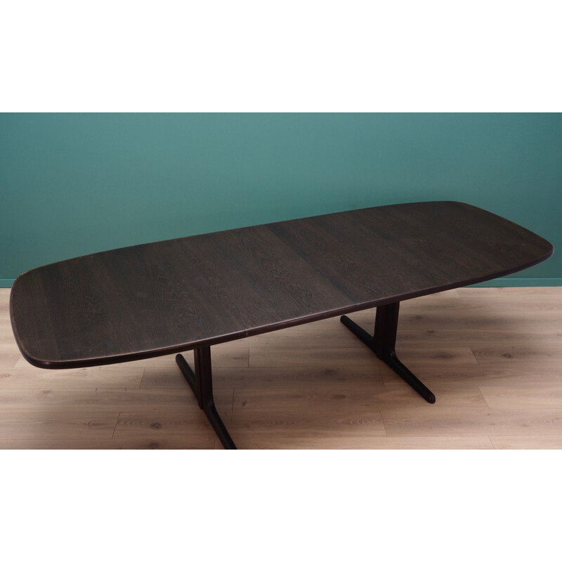 Vintage dining table in oak by Skovby Mobelfabrik, 1960-70s