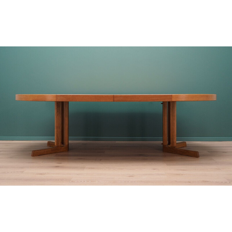 Vintage ash dining table by Johannes Andersen, 1960-70s