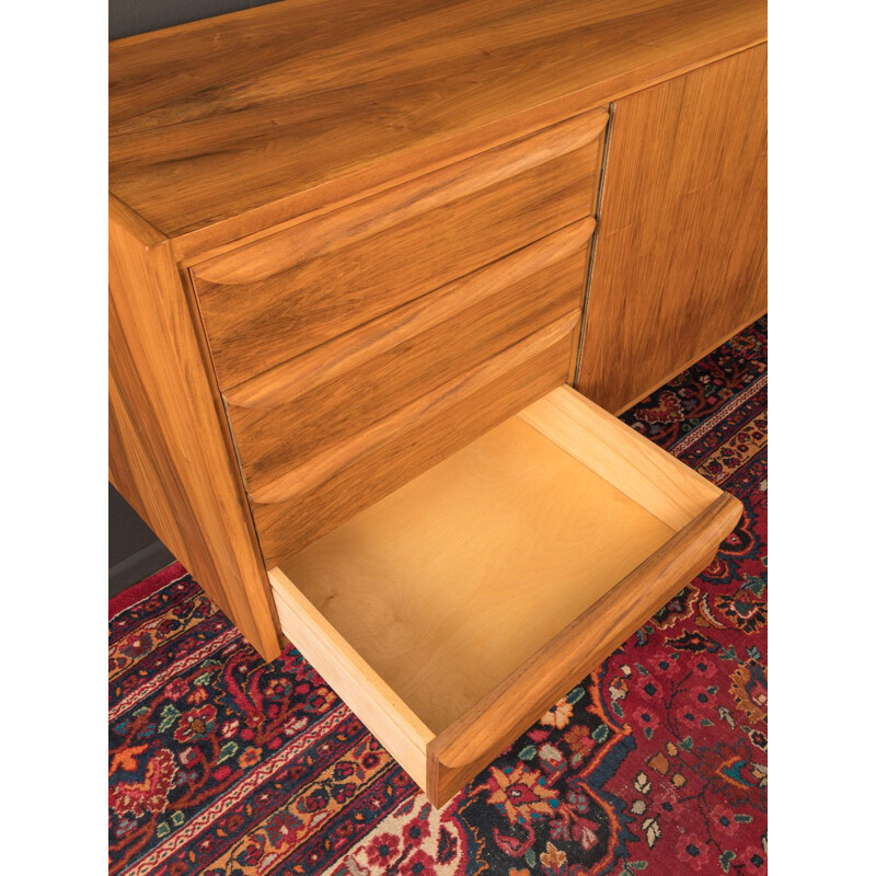 Vintage teak sideboard with three cupboard doors, 1950s