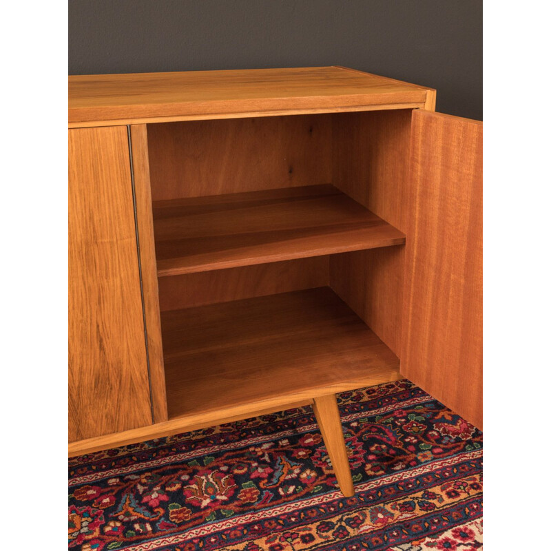 Vintage teak sideboard with three cupboard doors, 1950s