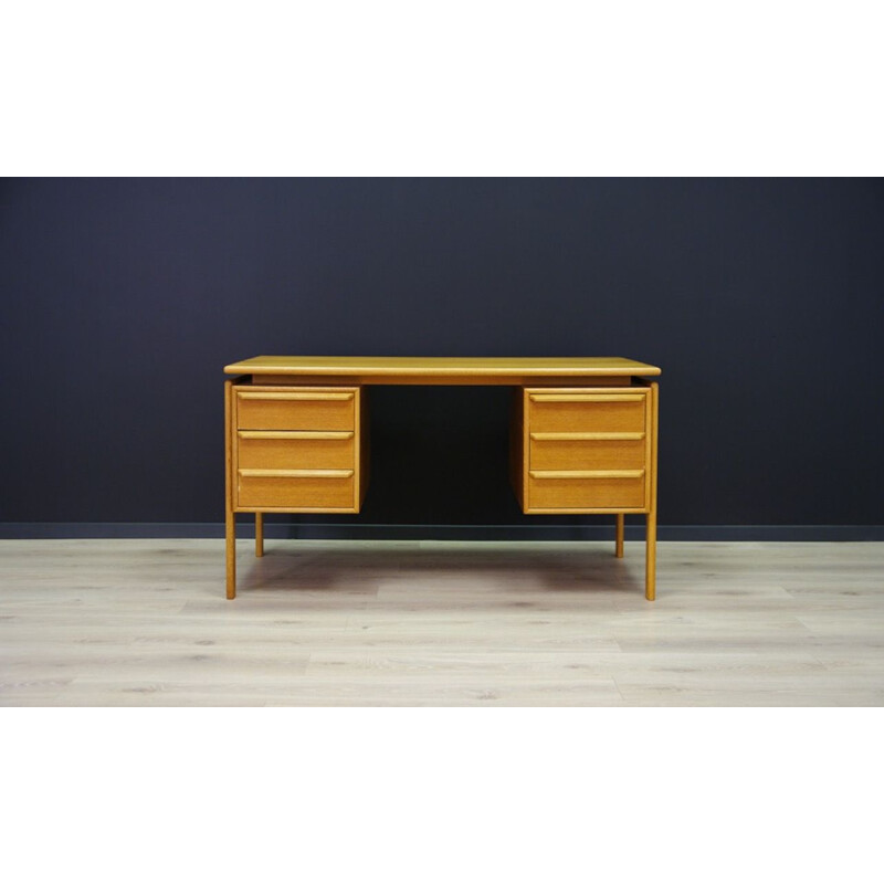  Vintage desk by GV Møbler in ashwood, 1960s