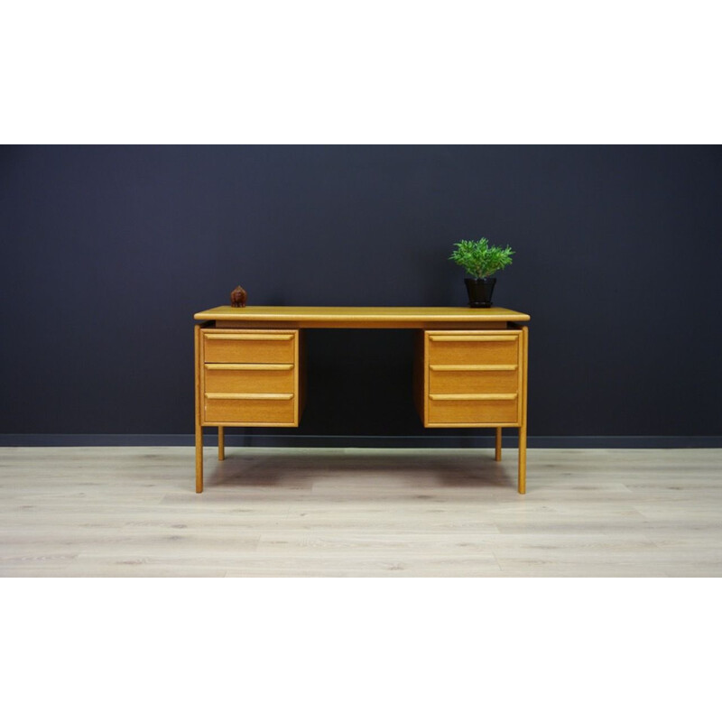  Vintage desk by GV Møbler in ashwood, 1960s