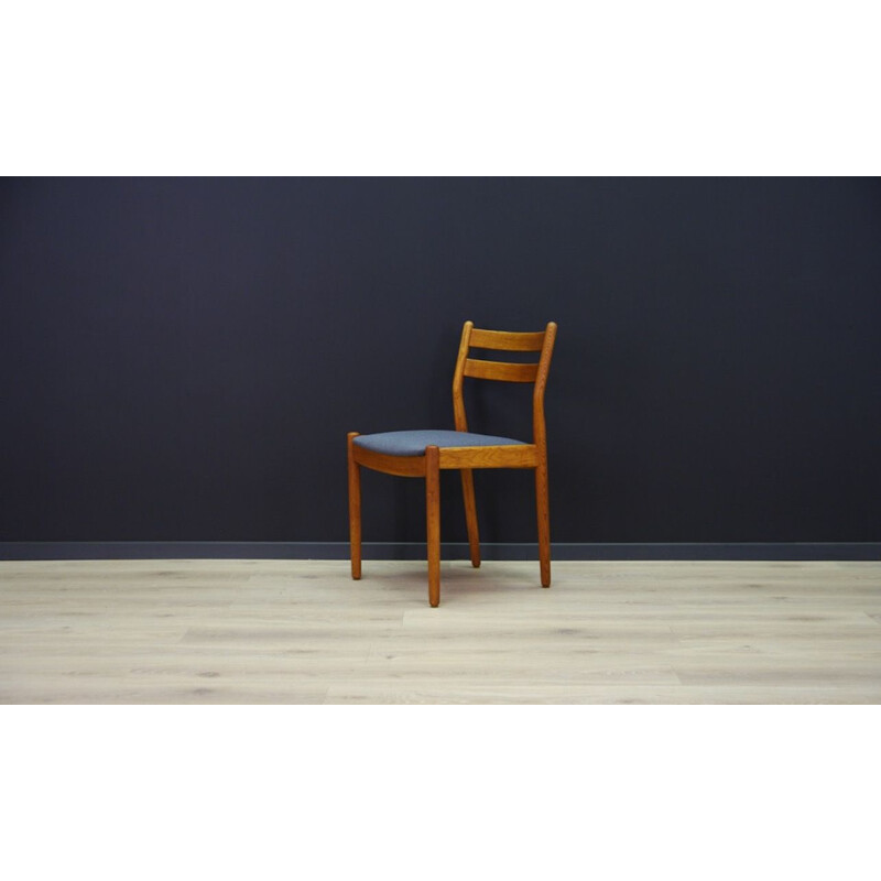 Set of 6 teak vintage chairs by Poul M. Volther, 1960s