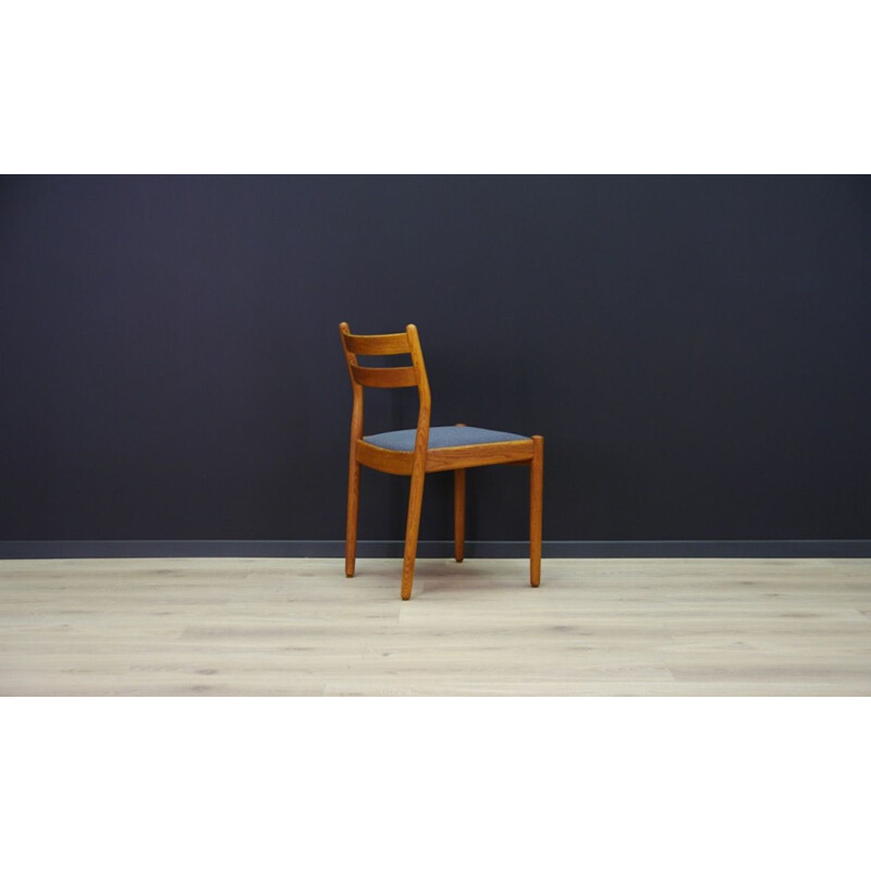 Set of 6 teak vintage chairs by Poul M. Volther, 1960s