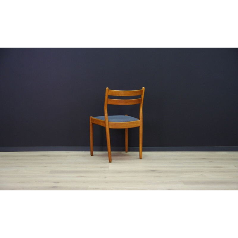 Set of 6 teak vintage chairs by Poul M. Volther, 1960s