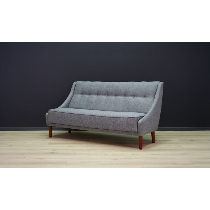 Vintage grey sofa, scandinavian style, Denmark, 1960-70s