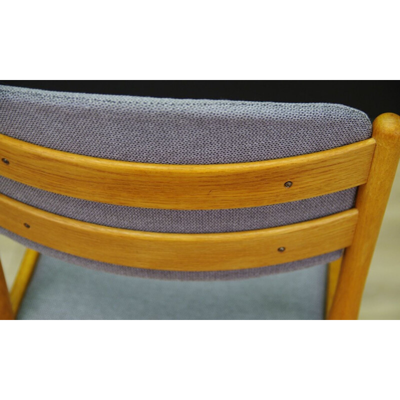 Set of 6 vintage ash chairs by Poul M. Volther from Møbler FDB, 1960-70s