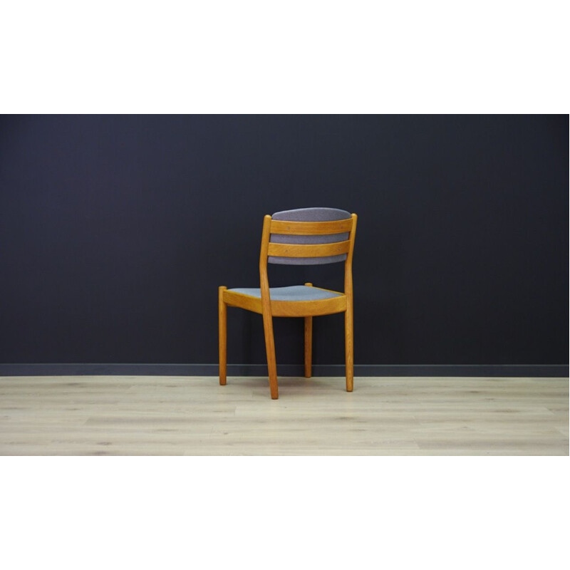 Set of 6 vintage ash chairs by Poul M. Volther from Møbler FDB, 1960-70s