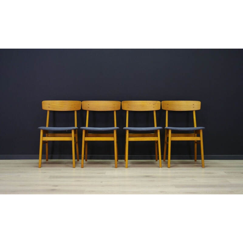 Set of 4 vintage teak chairs from Farstrup, 1960-70s