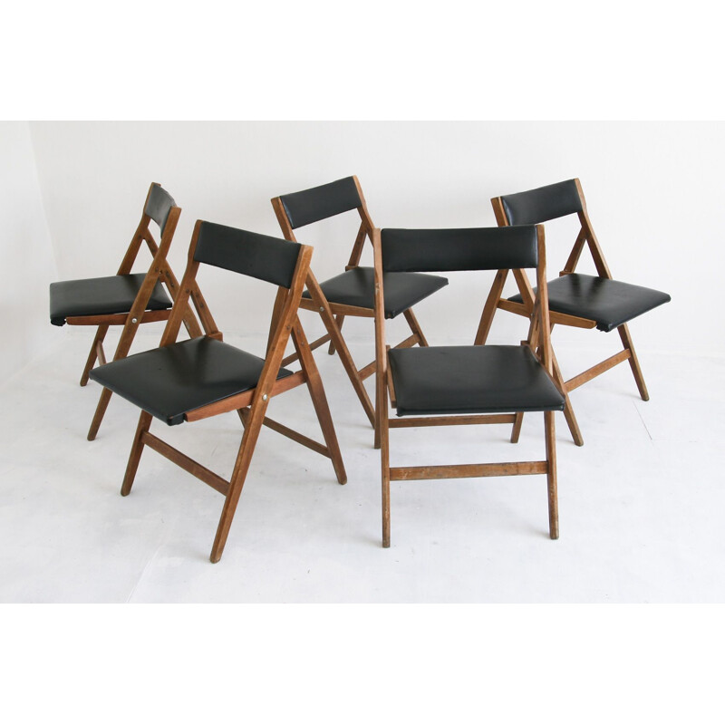 Set of 6 vintage Eden dining chair from Gio Ponti, 1950