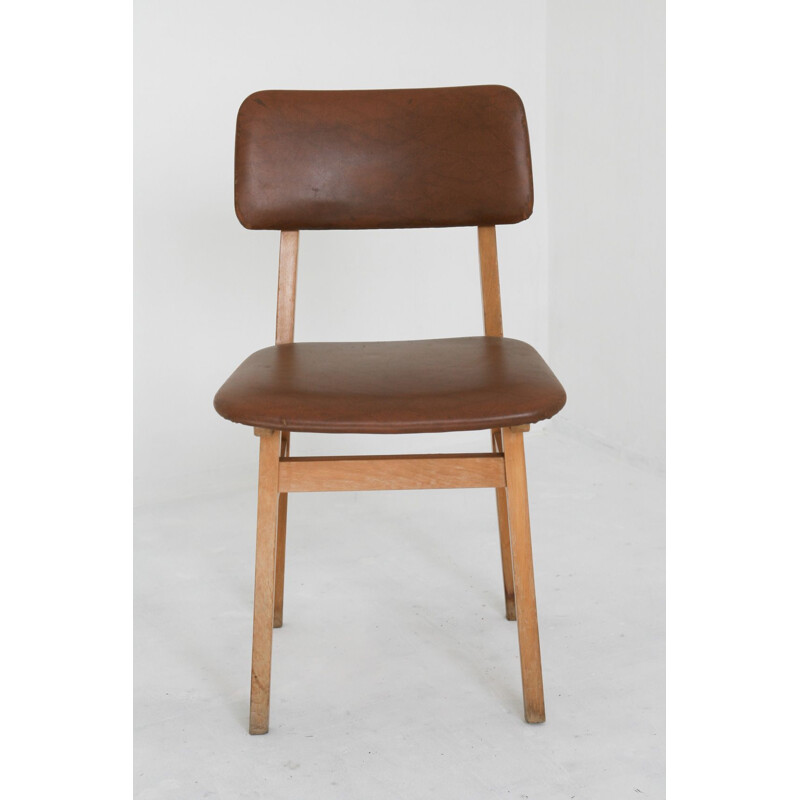 Cadeira de vindima castanha, 1960