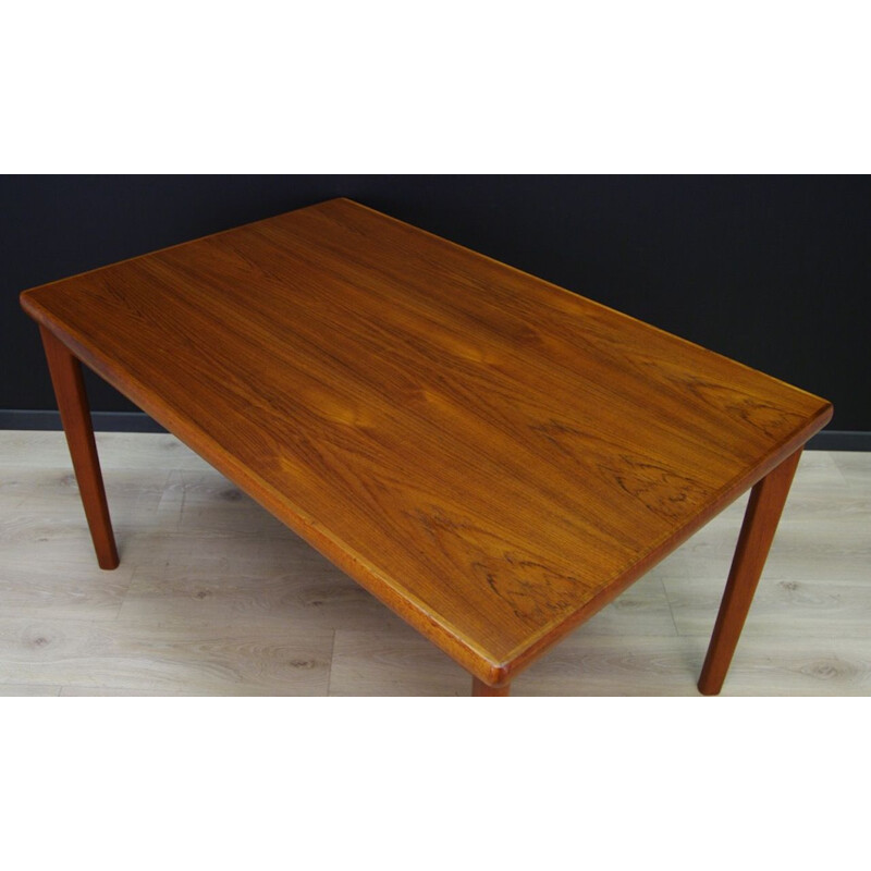 Table vintage en teck, design danois, par Grete Jalk, 1960-70