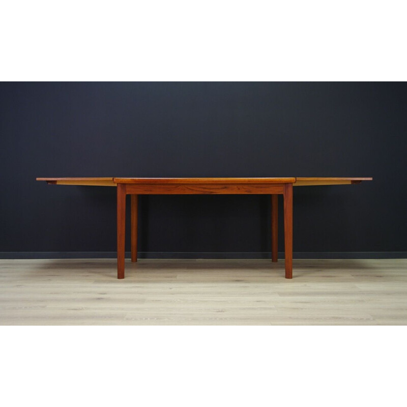 Table vintage en teck, design danois, par Grete Jalk, 1960-70