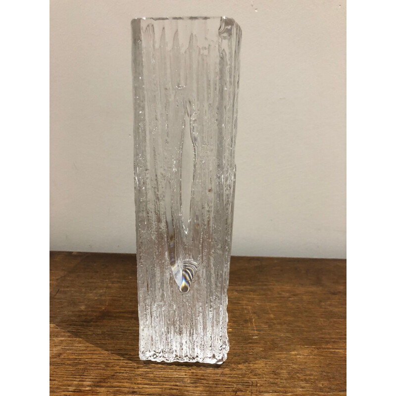 Vintage daum vase model crater 