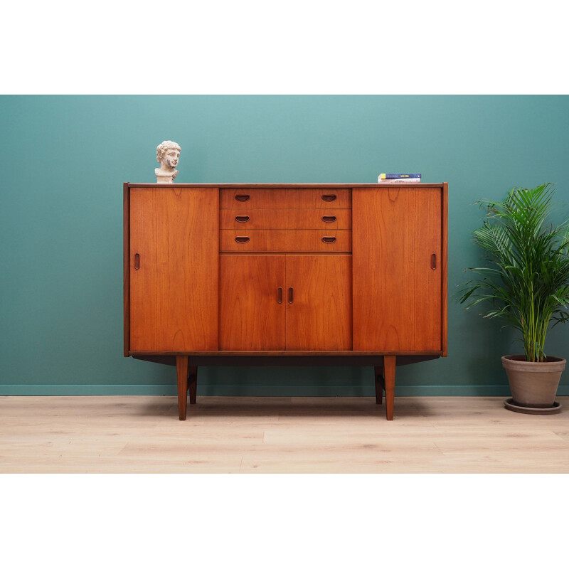 Vintage Westergaard highboard in teak, 1960-1970