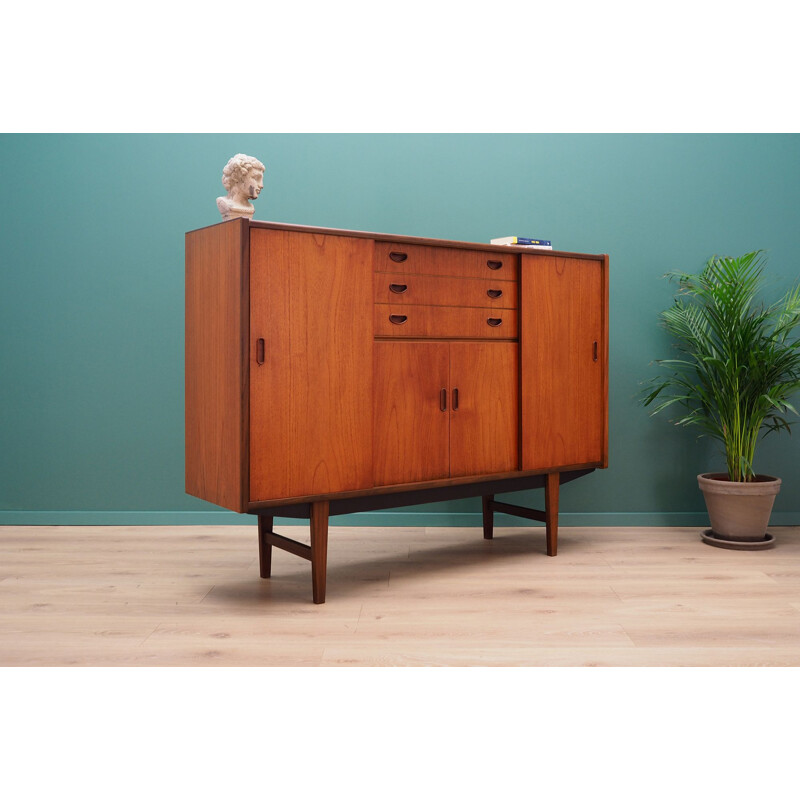 Vintage Westergaard highboard in teak, 1960-1970