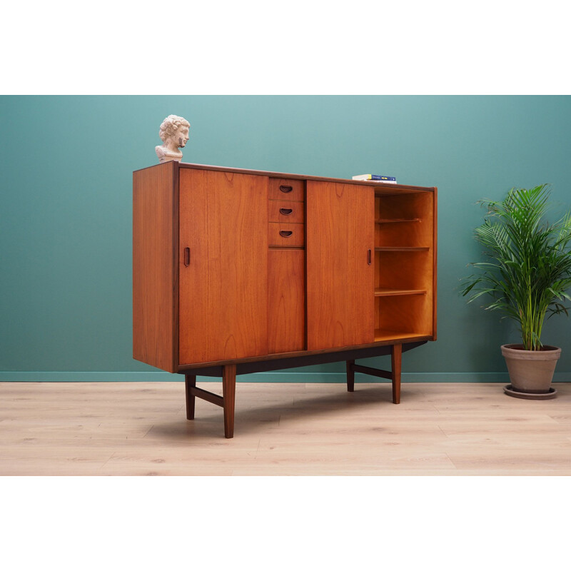 Vintage Westergaard highboard in teak, 1960-1970