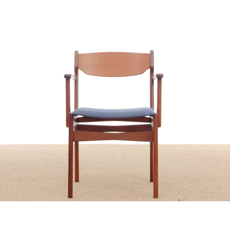 Fauteuil scandinave en teck