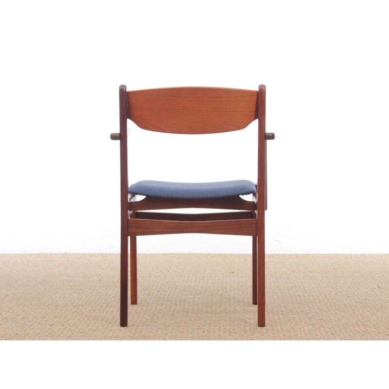 Fauteuil vintage scandinave en teck