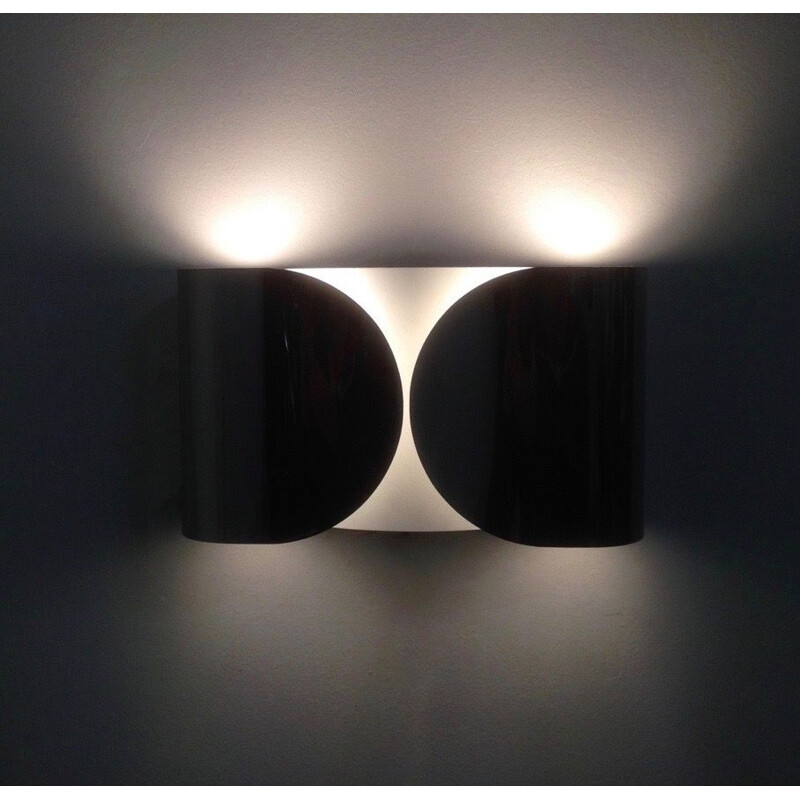 Pair of vintage Foglio wall lamp  by Tobia Scarpa for Flos, 2000s 