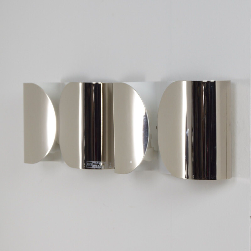 Pair of vintage Foglio wall lamp  by Tobia Scarpa for Flos, 2000s 