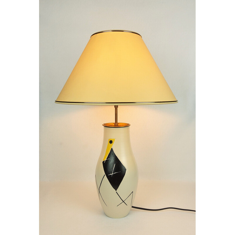 Lampe vintage par Robert Dupanier, Vallauris, 1950